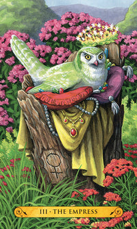 Tarot of the Owls Mini Deck by Pamela Chen and Elisabeth Alba