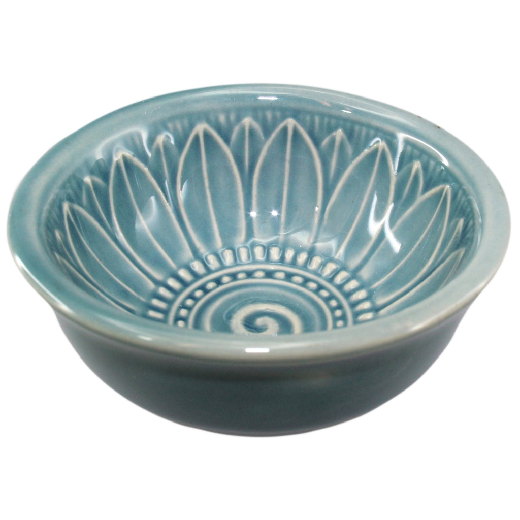 Blue Flower Ceramic Dish