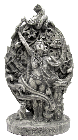 Aja Goddess of the Forest and Herbs Cold Cast Bronze Statue