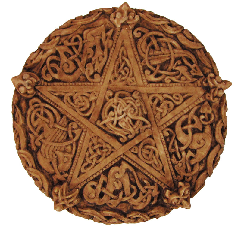 Celtic Knotwork Pentacle Wall Plaque