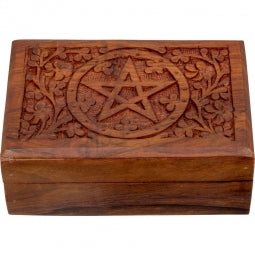 Decorative Wooden Treasure Box - Various Designs