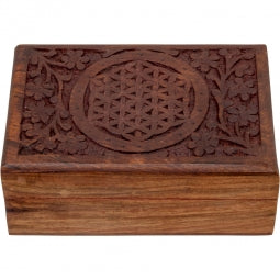 Decorative Wooden Treasure Box - Various Designs