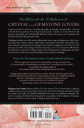 Essential Guide to Crystals, Minerals, and Stones by Margaret Ann Lembo