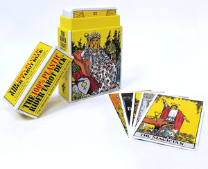 100% Plastic Rider Tarot Deck by Arthur Edward Waite & Pamela Coleman Smith