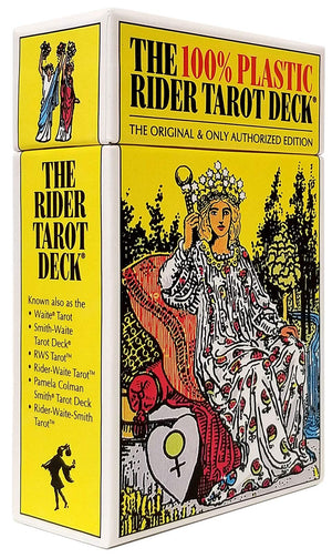 100% Plastic Rider Tarot Deck by Arthur Edward Waite & Pamela Coleman Smith