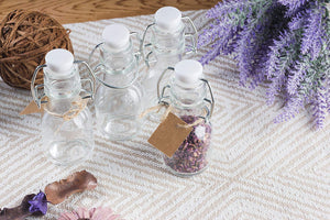 Glass Swing-Top Mini Apothecary Bottles