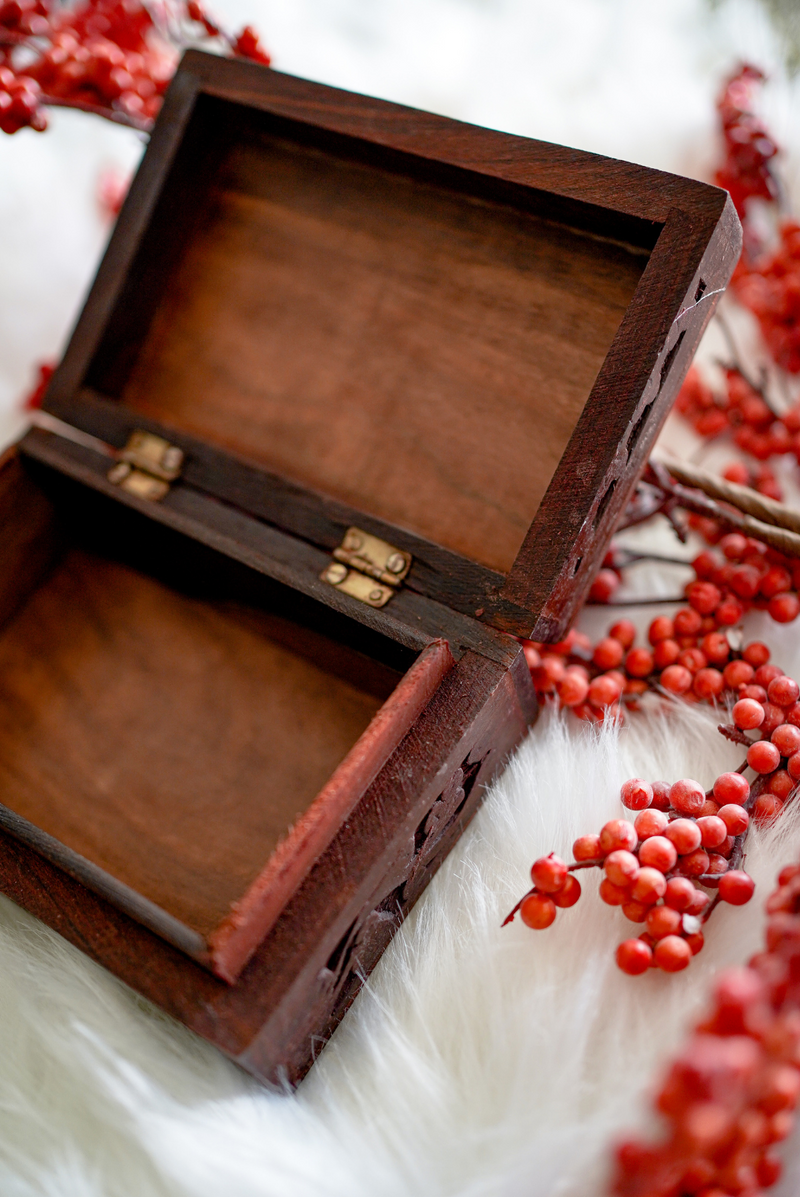 Decorative Wooden Treasure Box - Various Designs