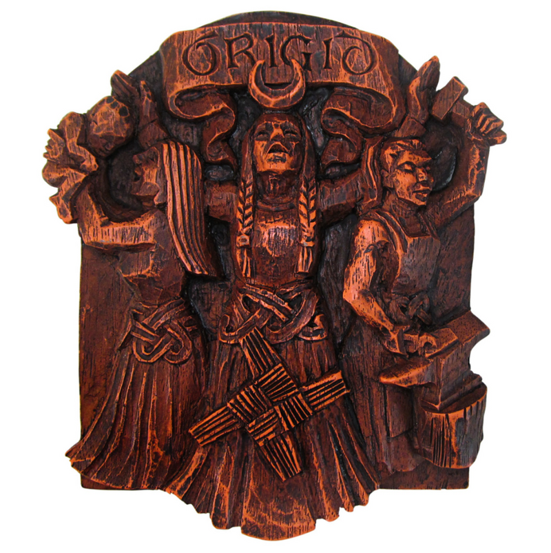 Brigid Celtic Triple Goddess Wall Plaque