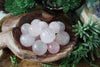 Rose Quartz Spheres for Love & Relationships